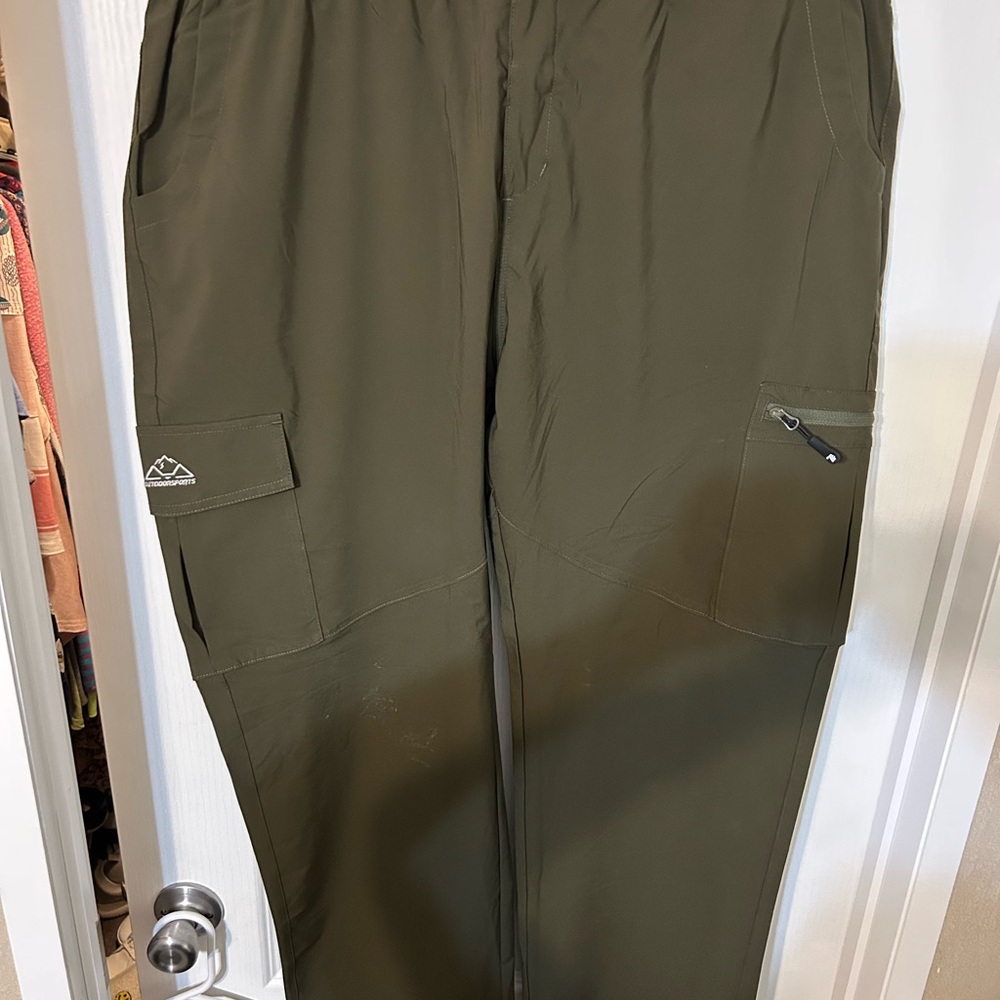 Women's Olive Green Outdoor Trousers